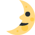 🌛 上弦月脸表情符号的含义