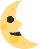 🌜 下弦月脸表情符号的含义