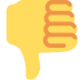 👎 拇指向下表情符号的含义