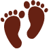 👣 脚印表情符号的含义