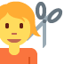 💇 emoji 表情含义: 正在理发的人