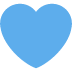 💙 蓝心表情符号的含义