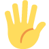 🖐 手指张开的手 Emoji 含义
