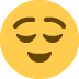 😌 松了一口气的表情符号含义