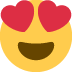 😍 笑脸与心眼表情符号的含义