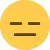 😑 面无表情的表情符号含义