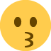 😗 亲吻脸表情符号的含义