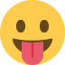 😛 脸和舌头表情符号的含义