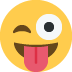 😜 眨眼的脸和舌头表情符号的含义