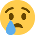 😢 哭脸表情符号的含义