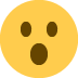 😮 张开嘴的脸表情符号的含义