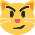 😼 苦笑的猫表情符号的含义