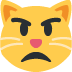 😾 噘嘴猫表情符号的含义