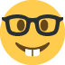 🤓 书呆子脸表情符号的含义