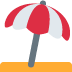 ⛱ 地上的伞 Emoji 含义